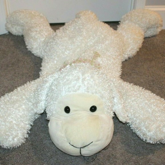 large stuffed sheep